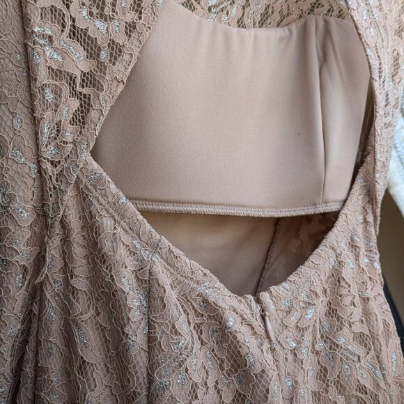 Lace Cut-Out Dress - Picture 3 of 4